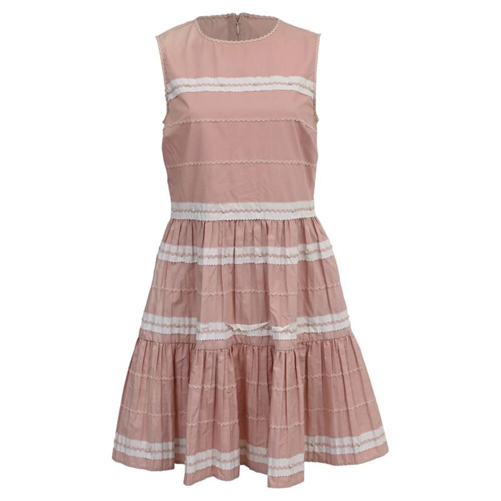 Red Valentino Mini Dress in Pink Cotton